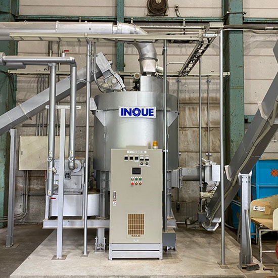 BD Belt Chip Dryer ベルト式　チップ乾燥機